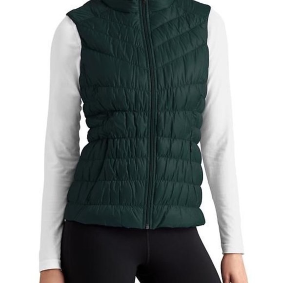 Athleta Jackets & Blazers - Athleta Downalicious Puffer Vest, Teal Green, S